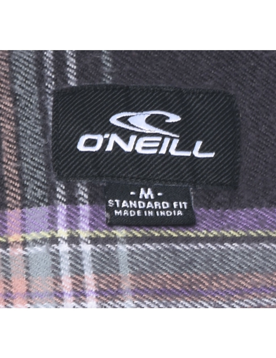 Long Sleeved Checked Shirt - M