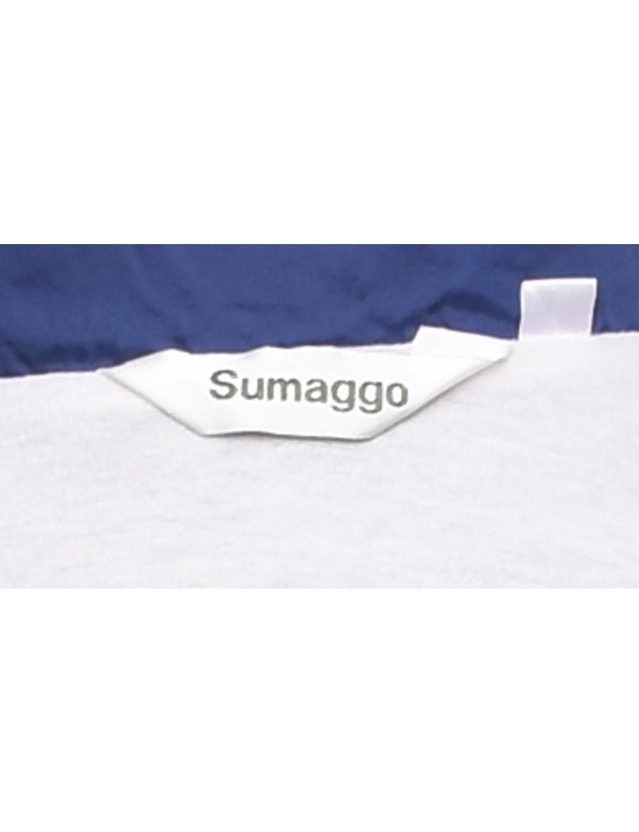 Sumaggo Green & Navy Contrast Nylon Jacket - L