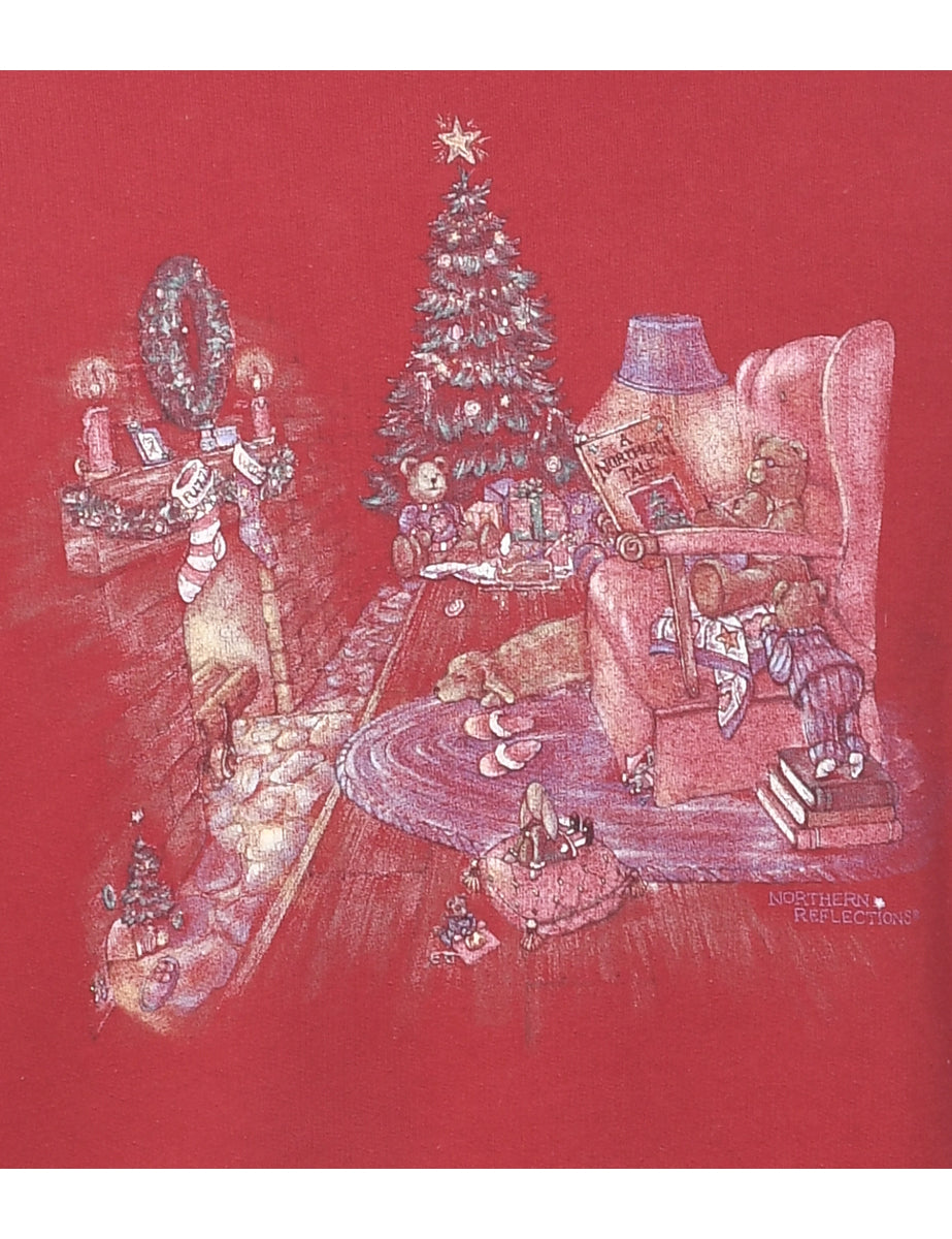 Festive Season Christmas Sweatshirt - L