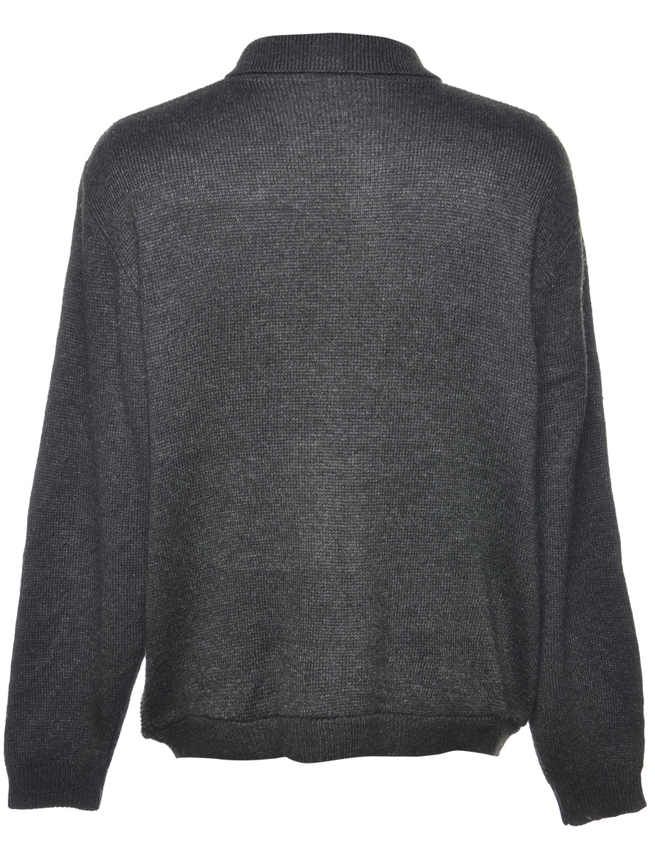 Dark Grey Jumper - L