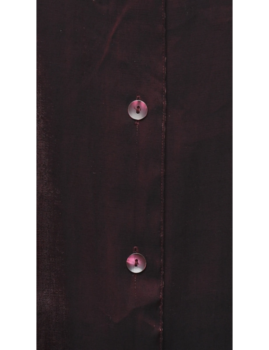 Maroon Evening Shirt - L