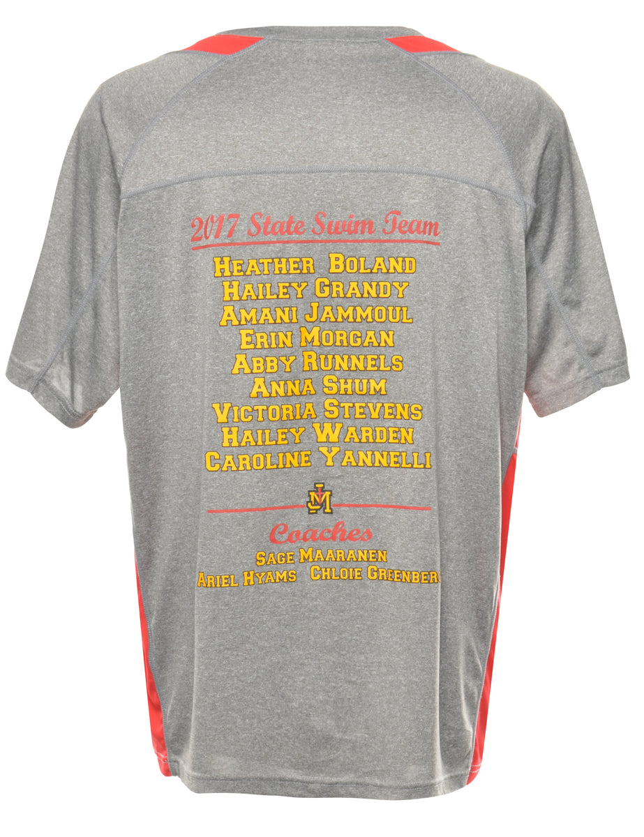 Judge Memorial State Team Swimming Printed T-shirt - L