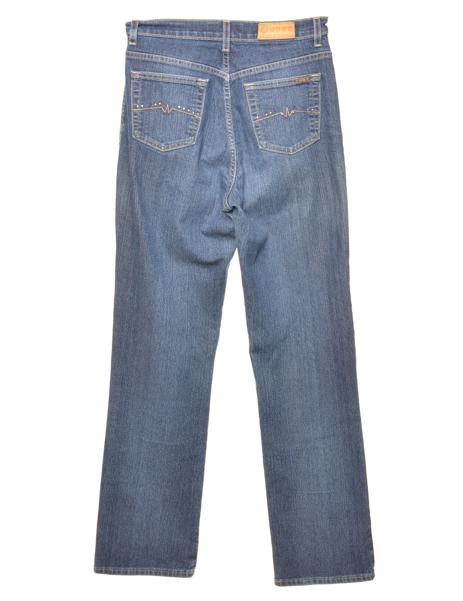 High Waist Straight Fit Jeans - W28 L33
