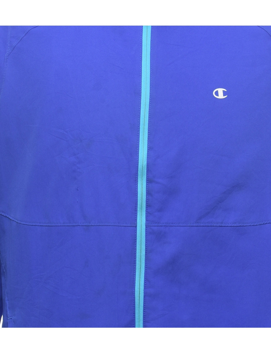 Champion Zip-Front Blue Jacket - L