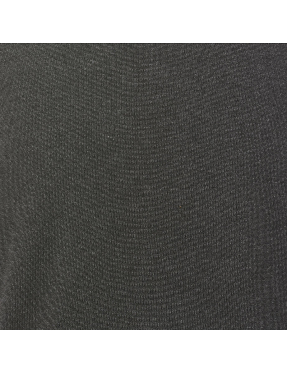 Dark Grey Sweater Vest - M