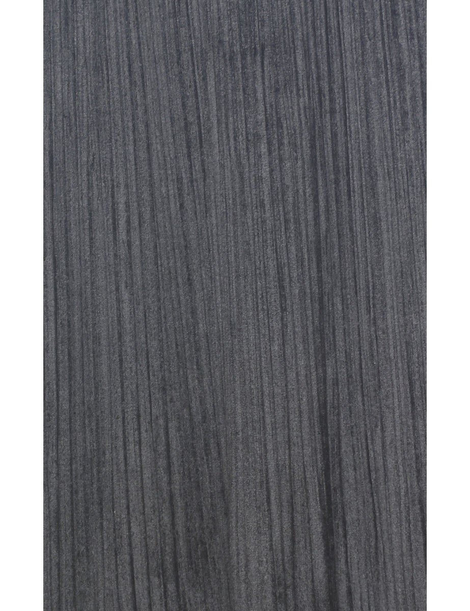 Velour Black Midi Skirt - M