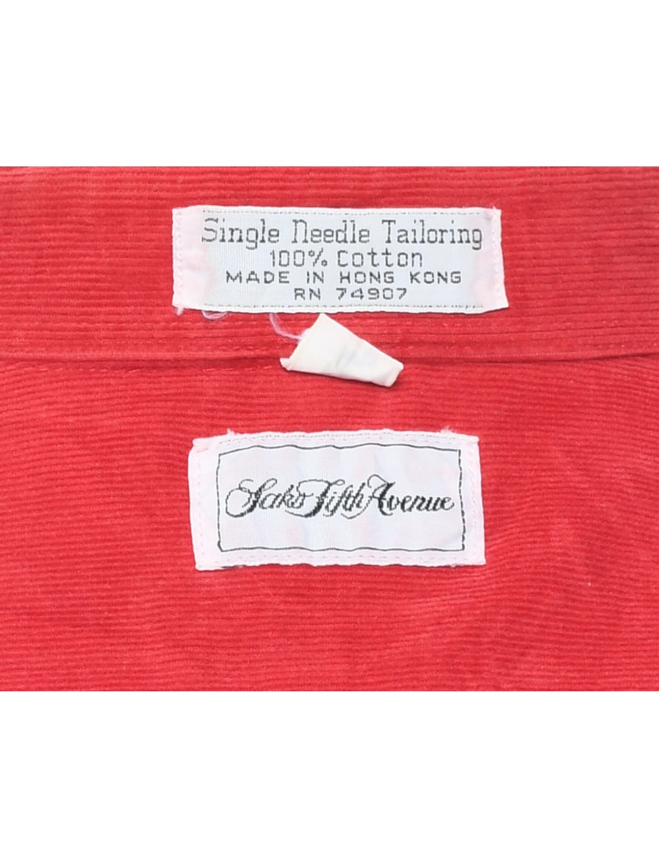 Saks Fifth Avenue Corduroy Shirt - L