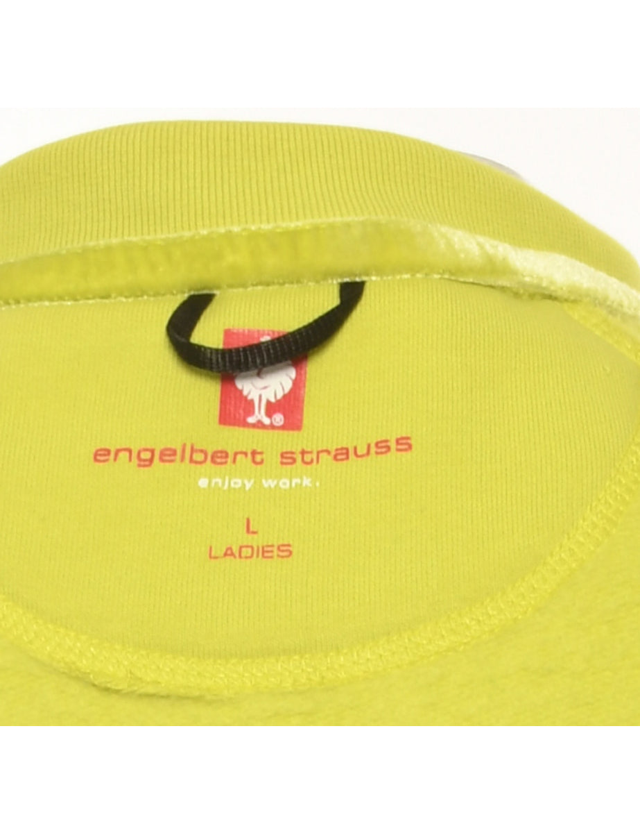 Lime Green Track Top - L
