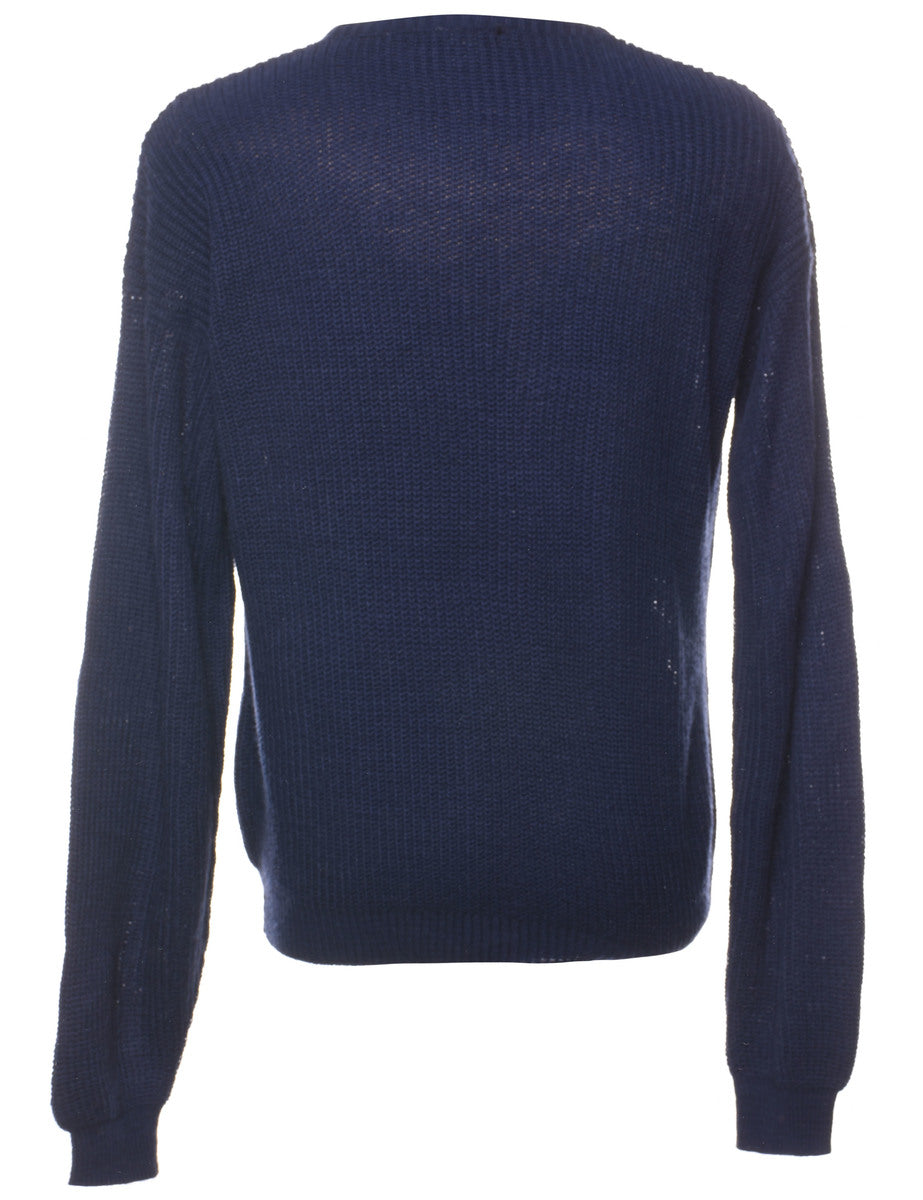 Navy Jumper - L
