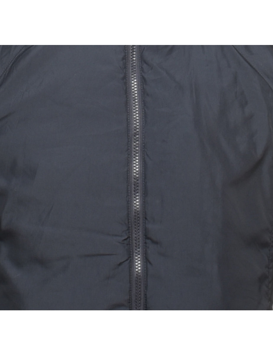 Columbia Black Zip-Front Nylon Jacket - M