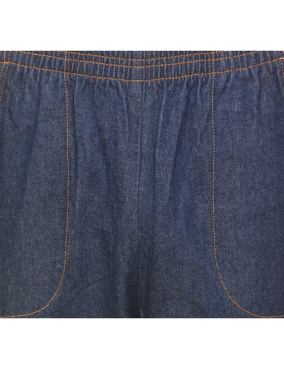 Blair Dark Wash Denim Trousers - W30 L30