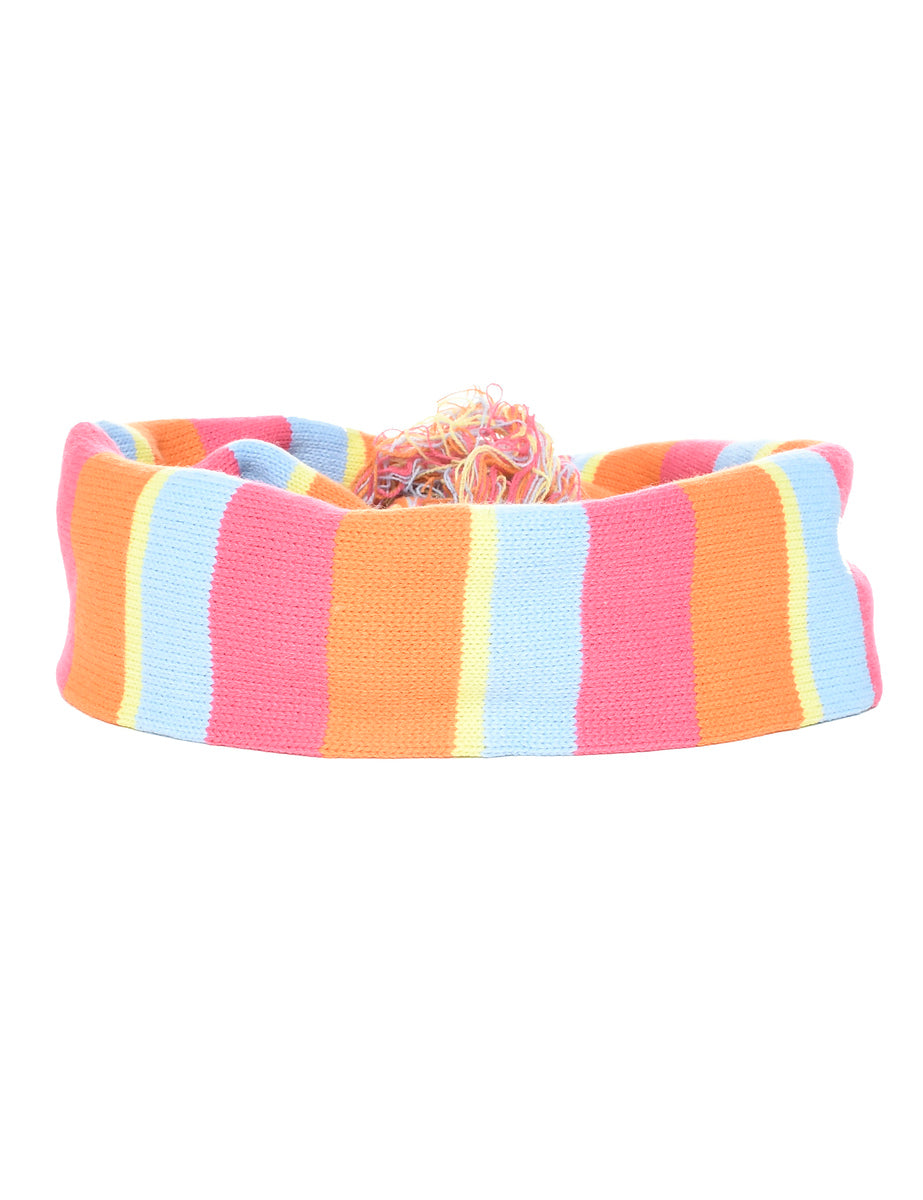 Stripy Pattern Winter Scarf - M