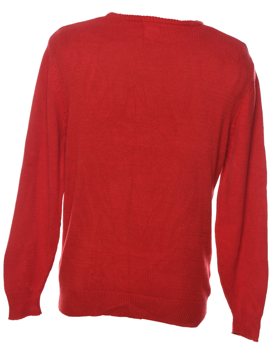 Santa Claus Christmas Jumper - M