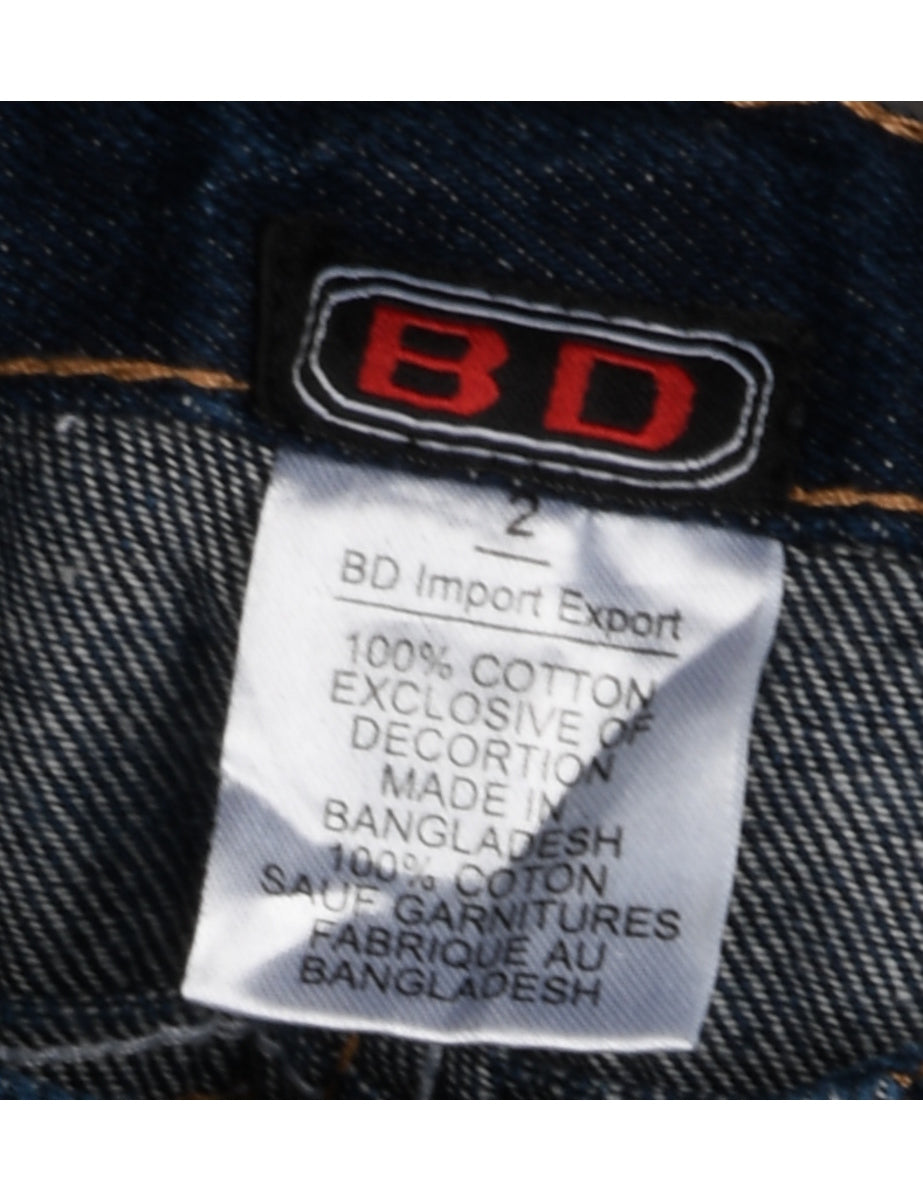 Straight-Leg Dark Wash Denim Jeans - 2 YEARS