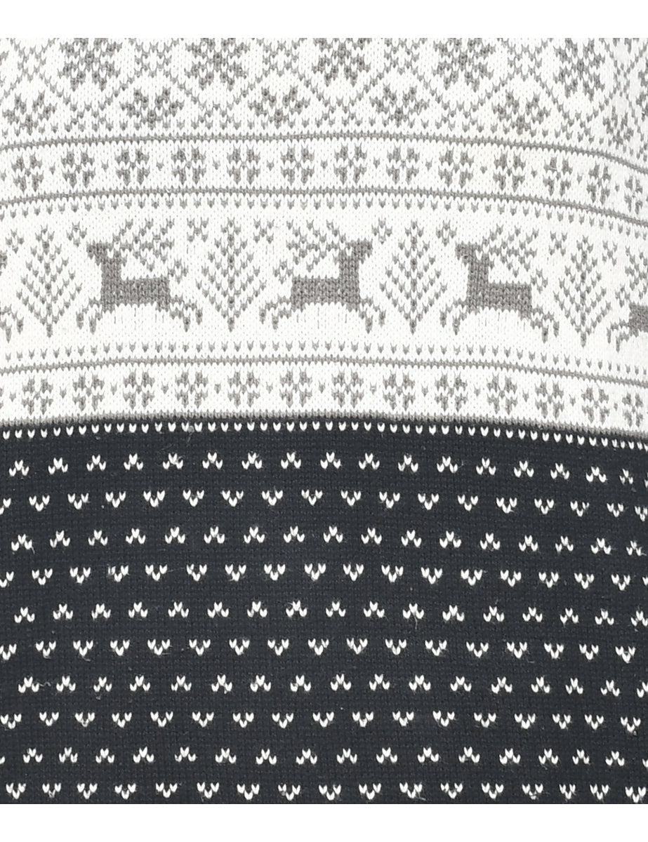 Nordic Grey Jumper - L