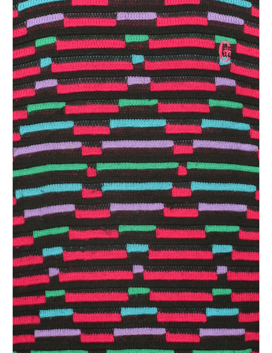 Geometric Pattern Jumper - L