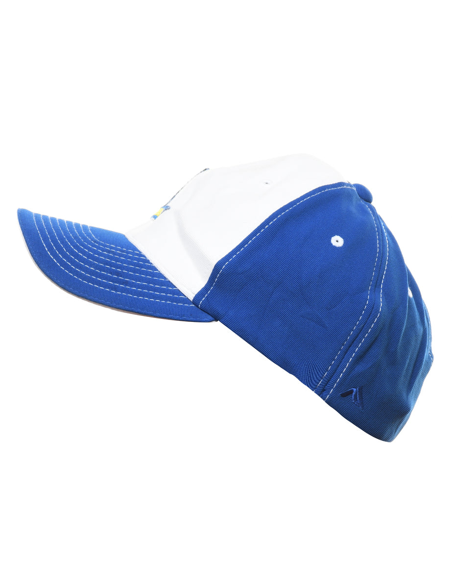 Blue & Yellow Embroidered Cap - XS