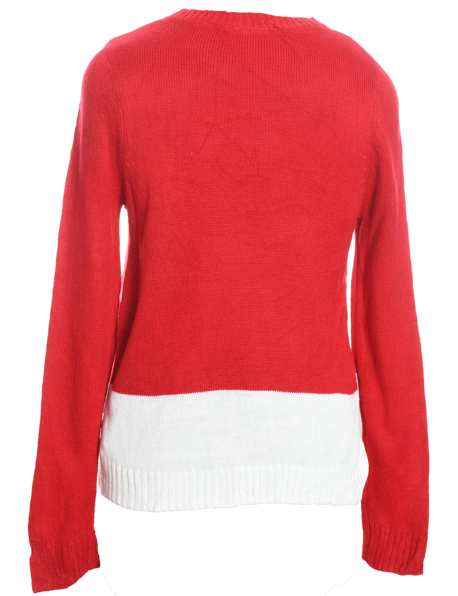 Snowman Christmas Sweatshirt - M