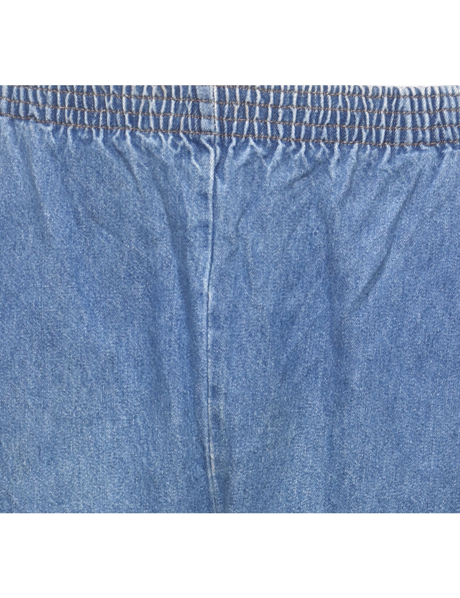 Light Wash Tapered Denim Trousers - W28 L29