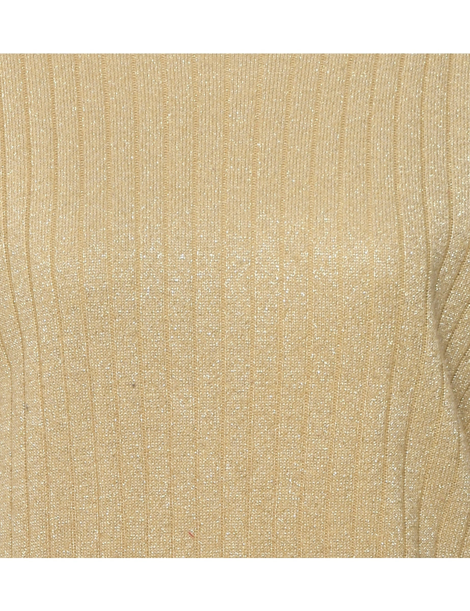 Lurex Thread Pattern Jumper - S