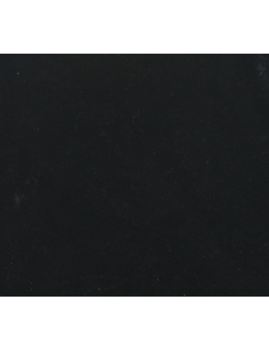Velvet Fabric Black Evening Top - S