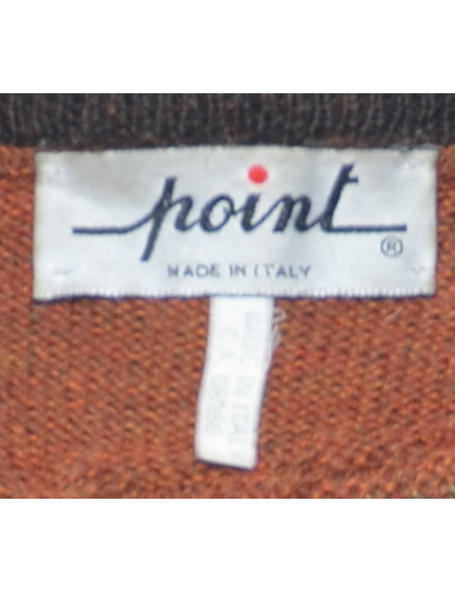 Ikat Print Jumper - L