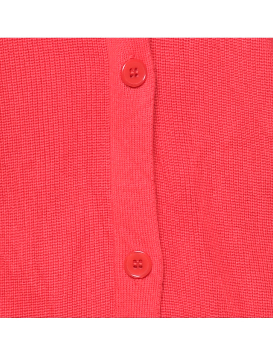 Red Cardigan - M