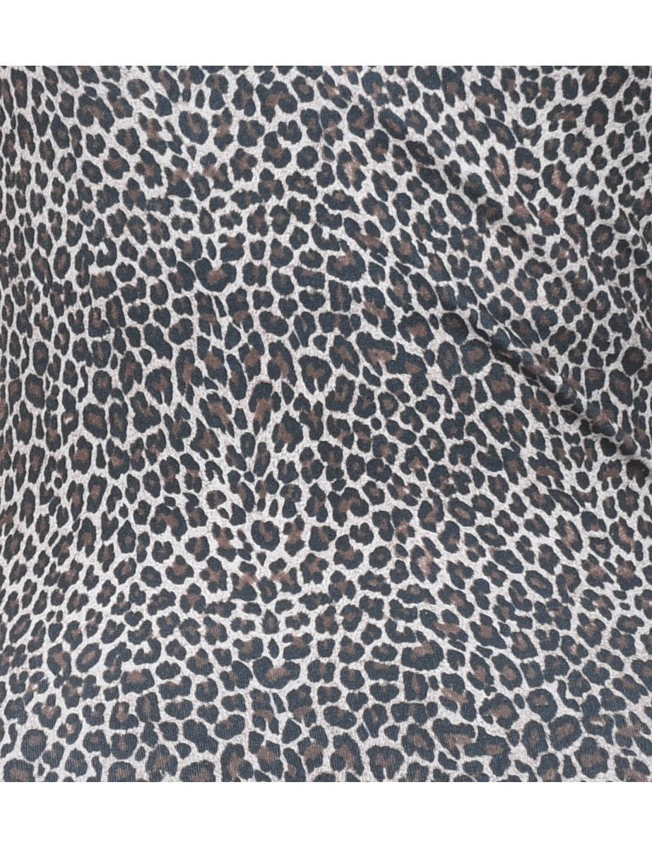 Leopard Printed Top - XS