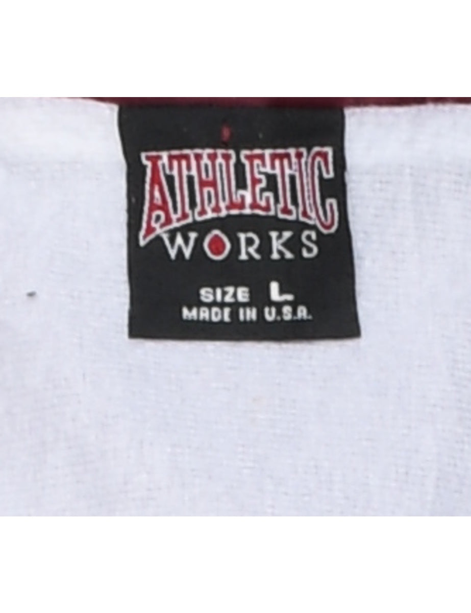 Maroon Nylon Jacket - L