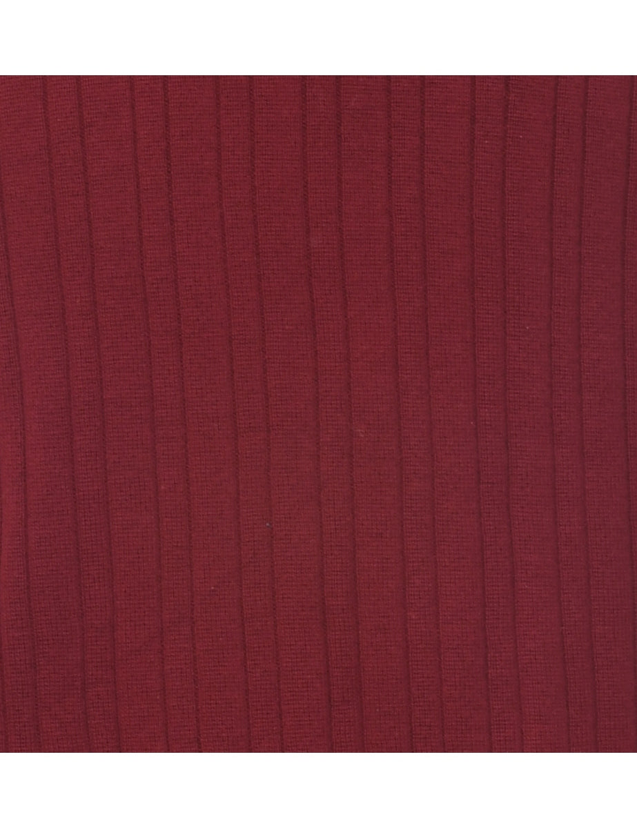 Chaps Maroon Vest - M
