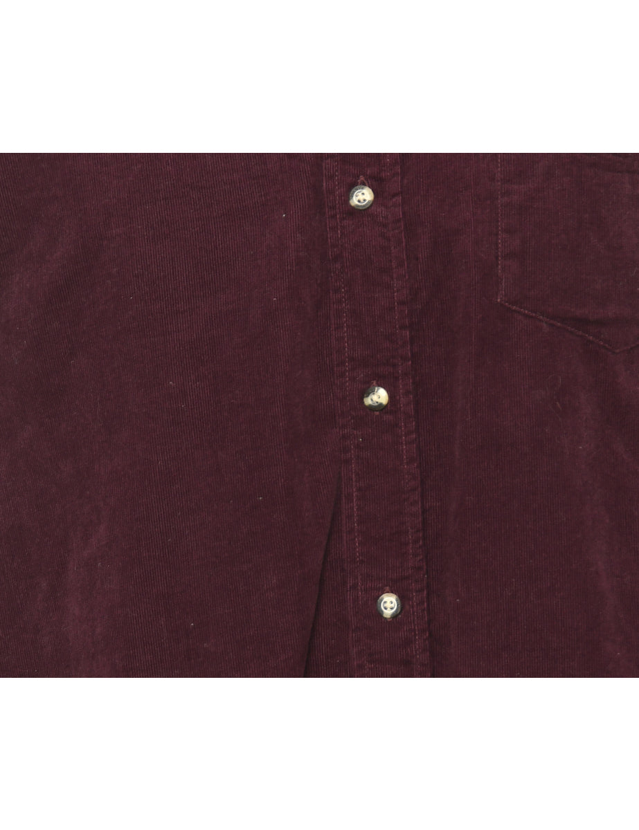 Corduroy Plum Shirt - L