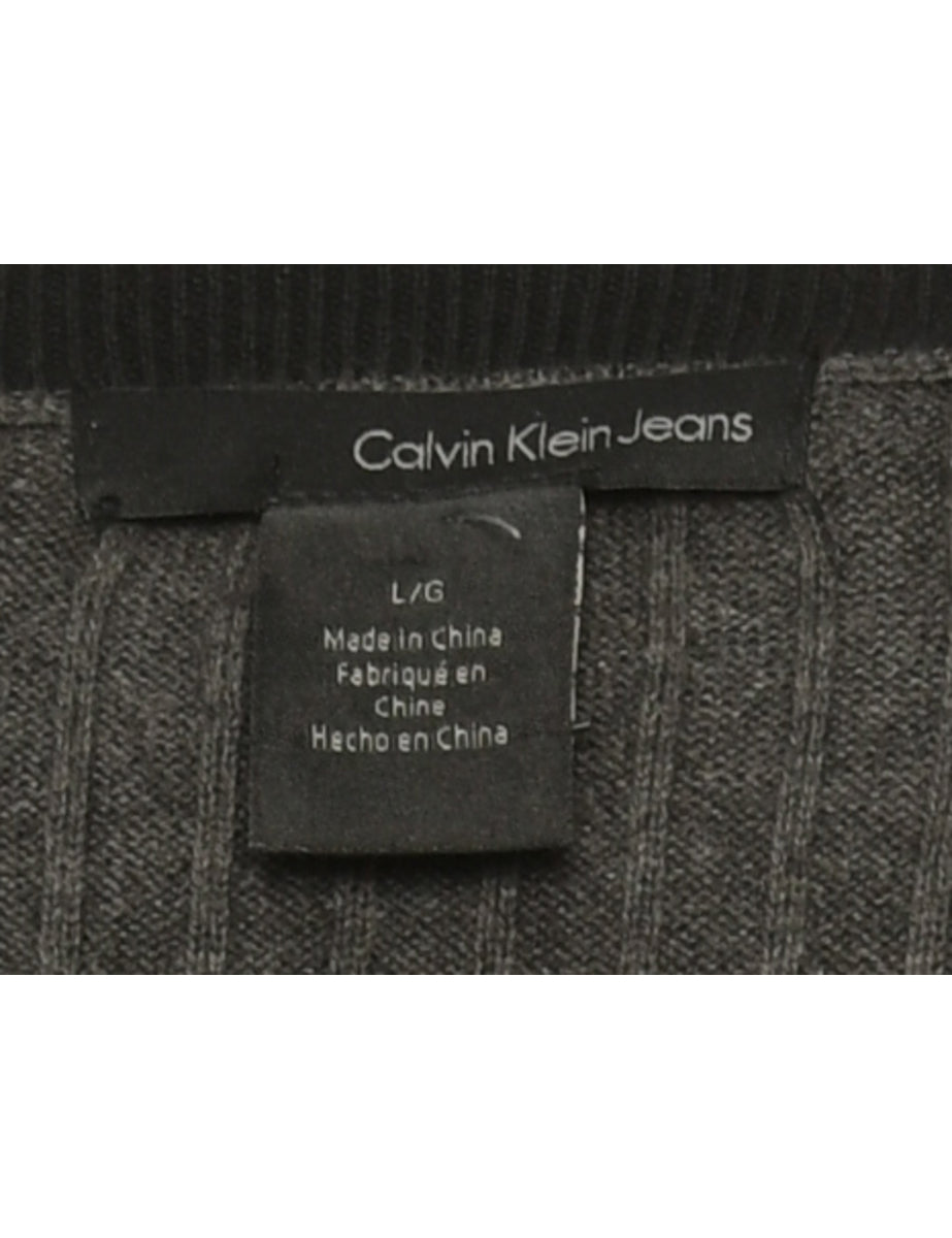 Calvin Klein Grey Jumper - L