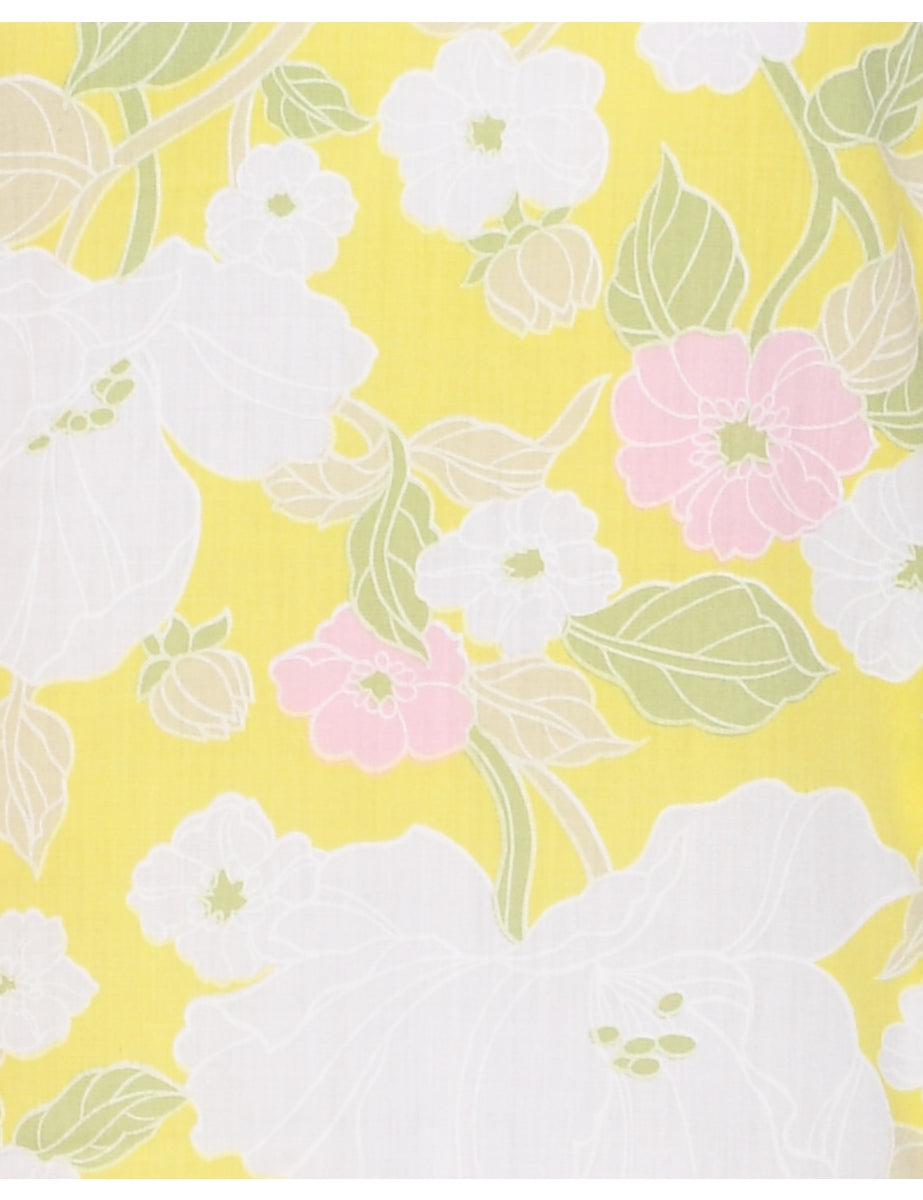 Floral Print Dress - M