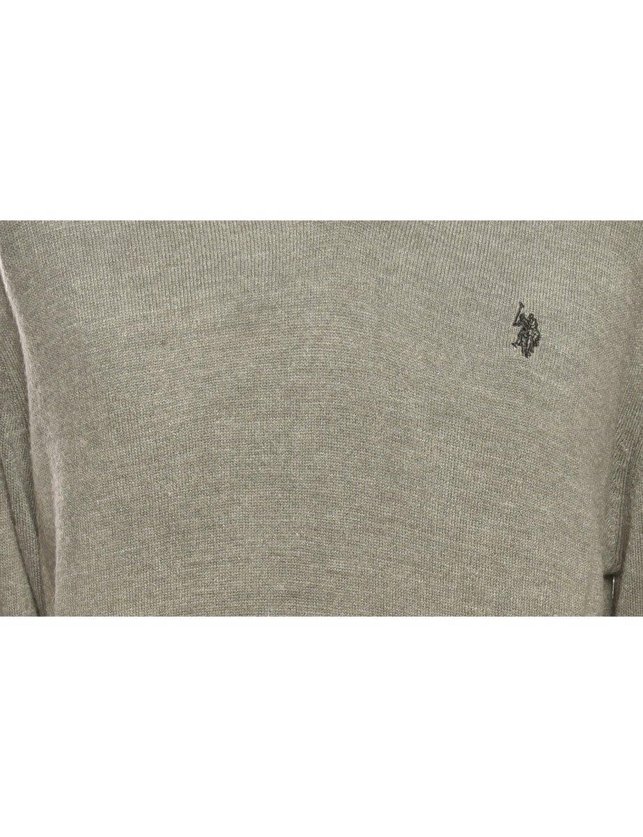U.S.Polo Assn. Grey Jumper - M