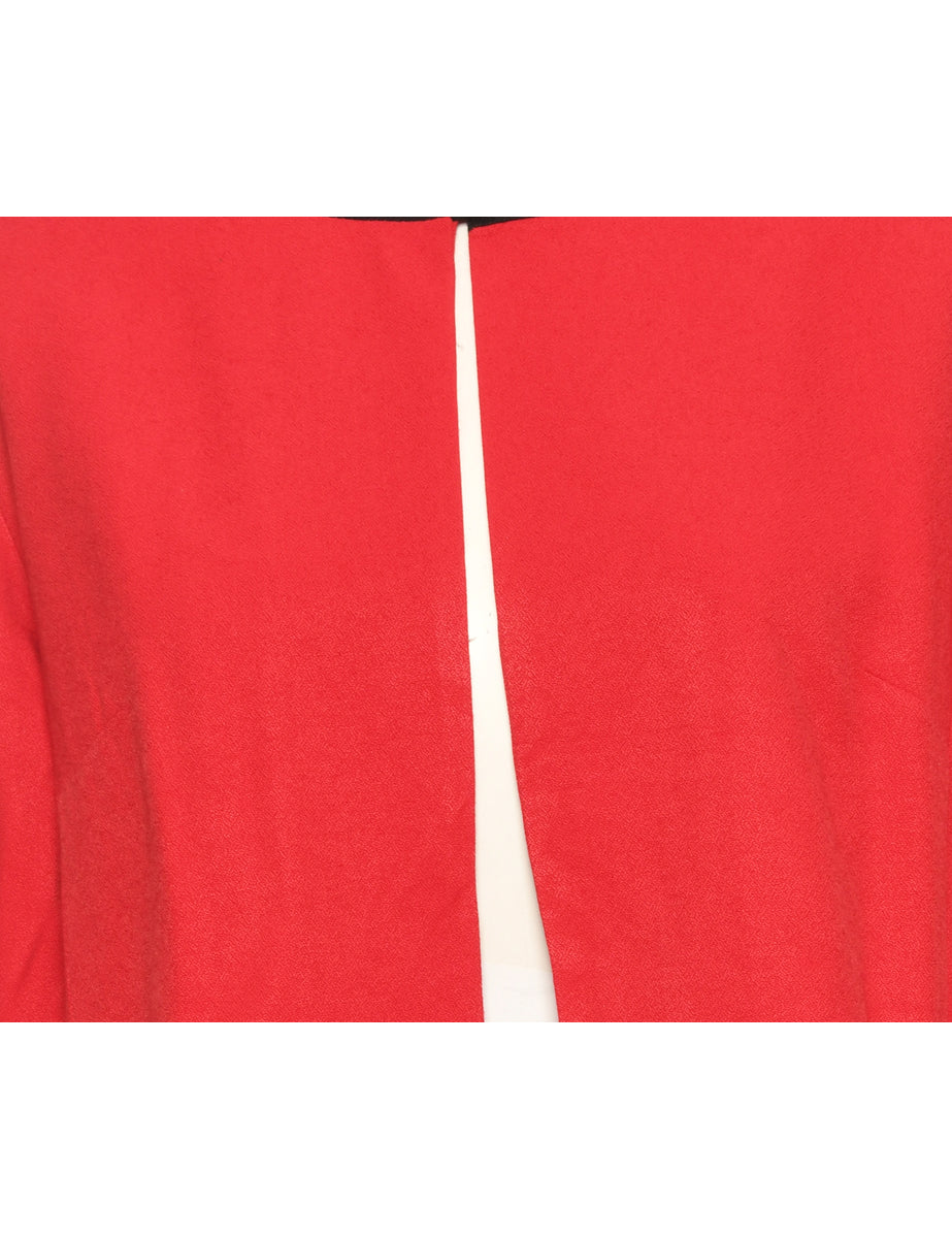Button Front Jacket - L