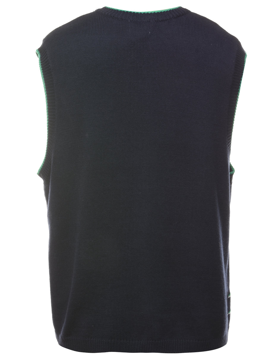 Navy Sweater Vest - L