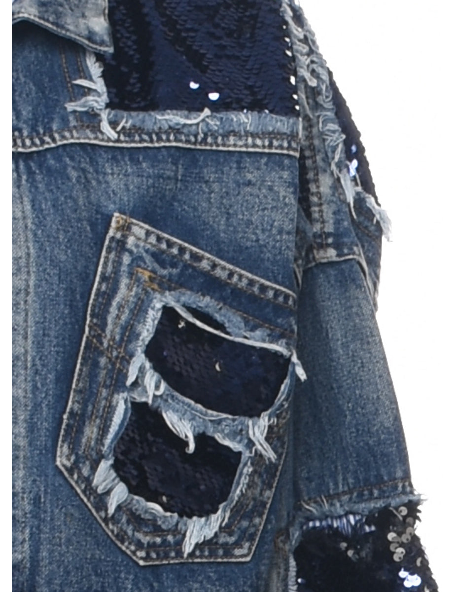 Dark Wash Denim Jacket - XL