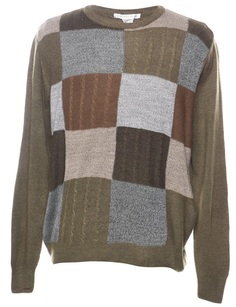 Olive Green Jumper - M