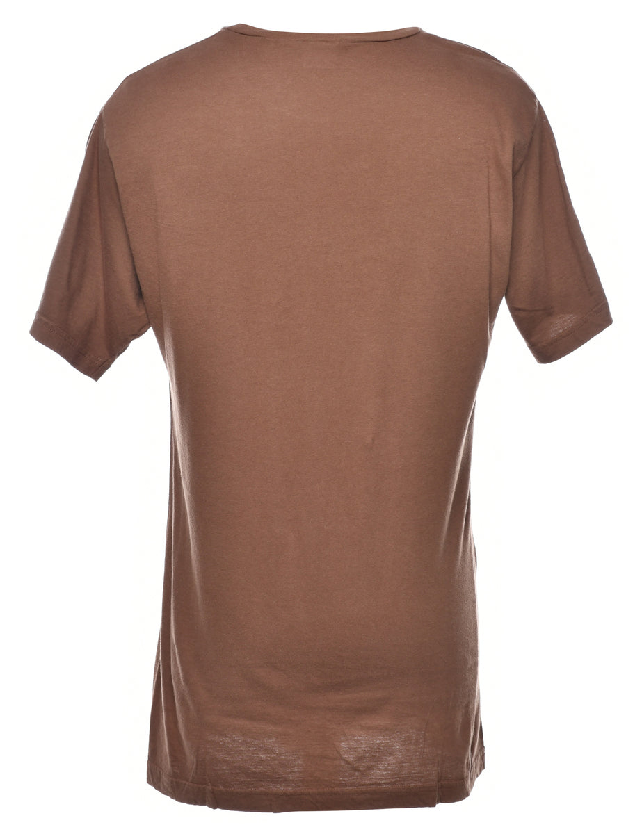 Wolf Print Animal T-shirt - M