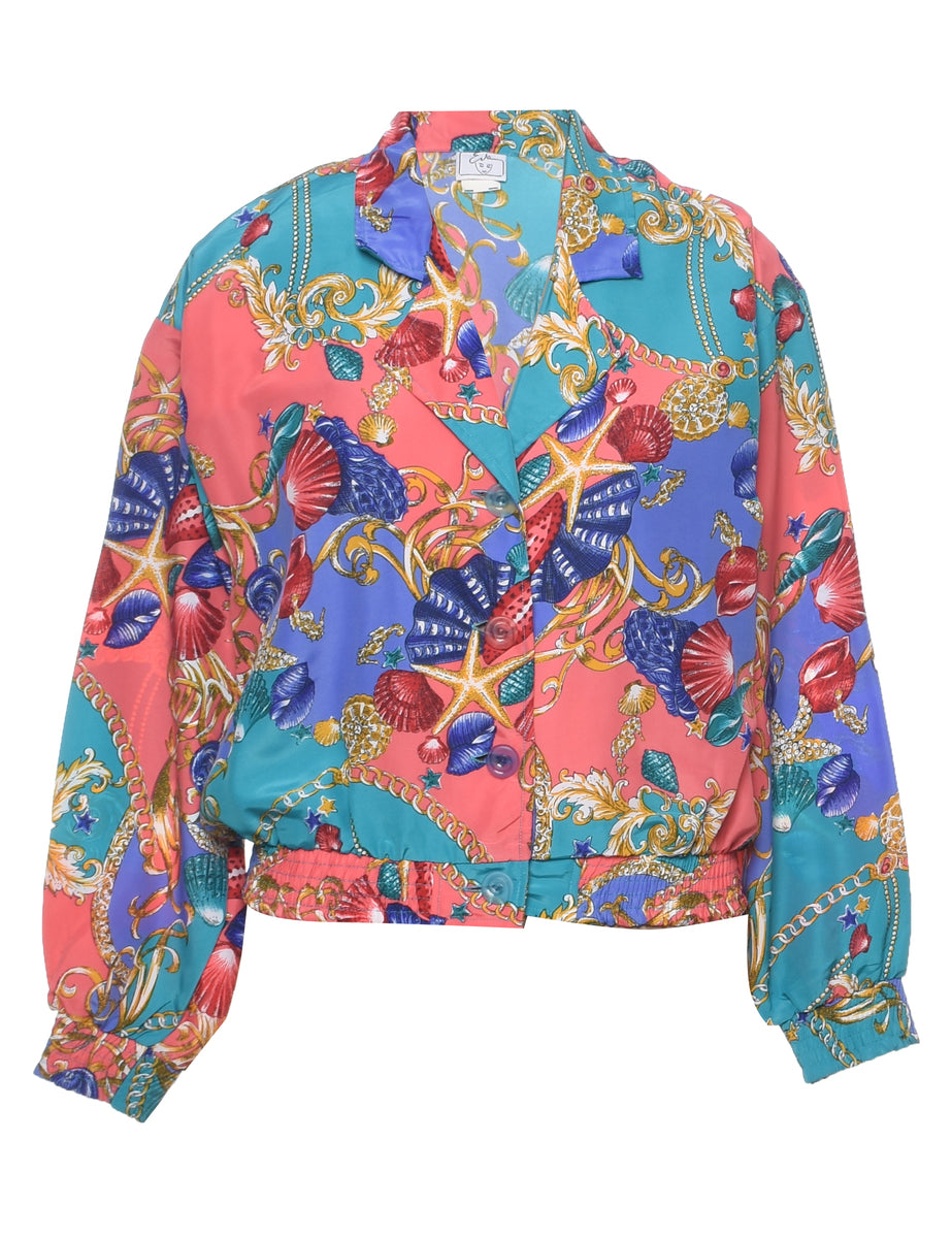 Button Front Jacket - M