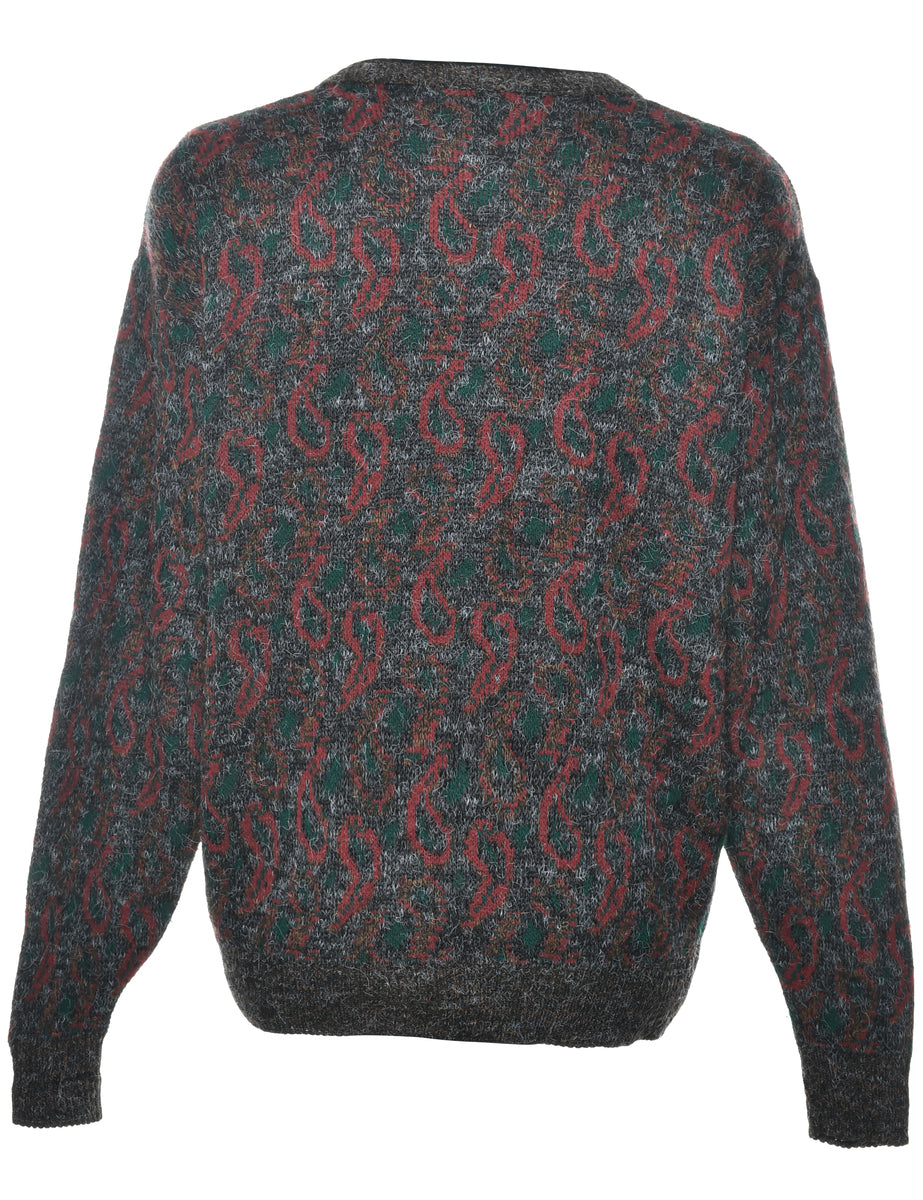 Long Sleeved Cardigan - L