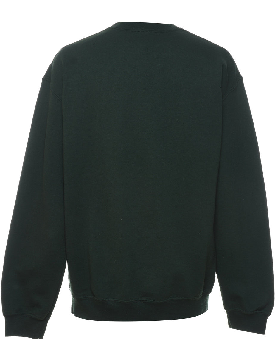 Brew Thru Multi-Colour Printed Christmas Sweatshirt - M
