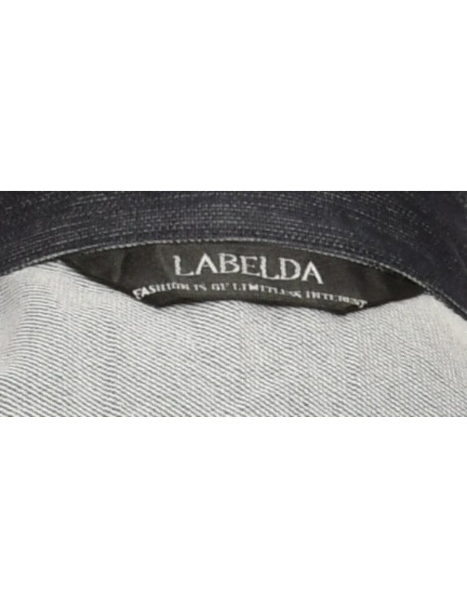 Button-Front Grey Jacket - XL