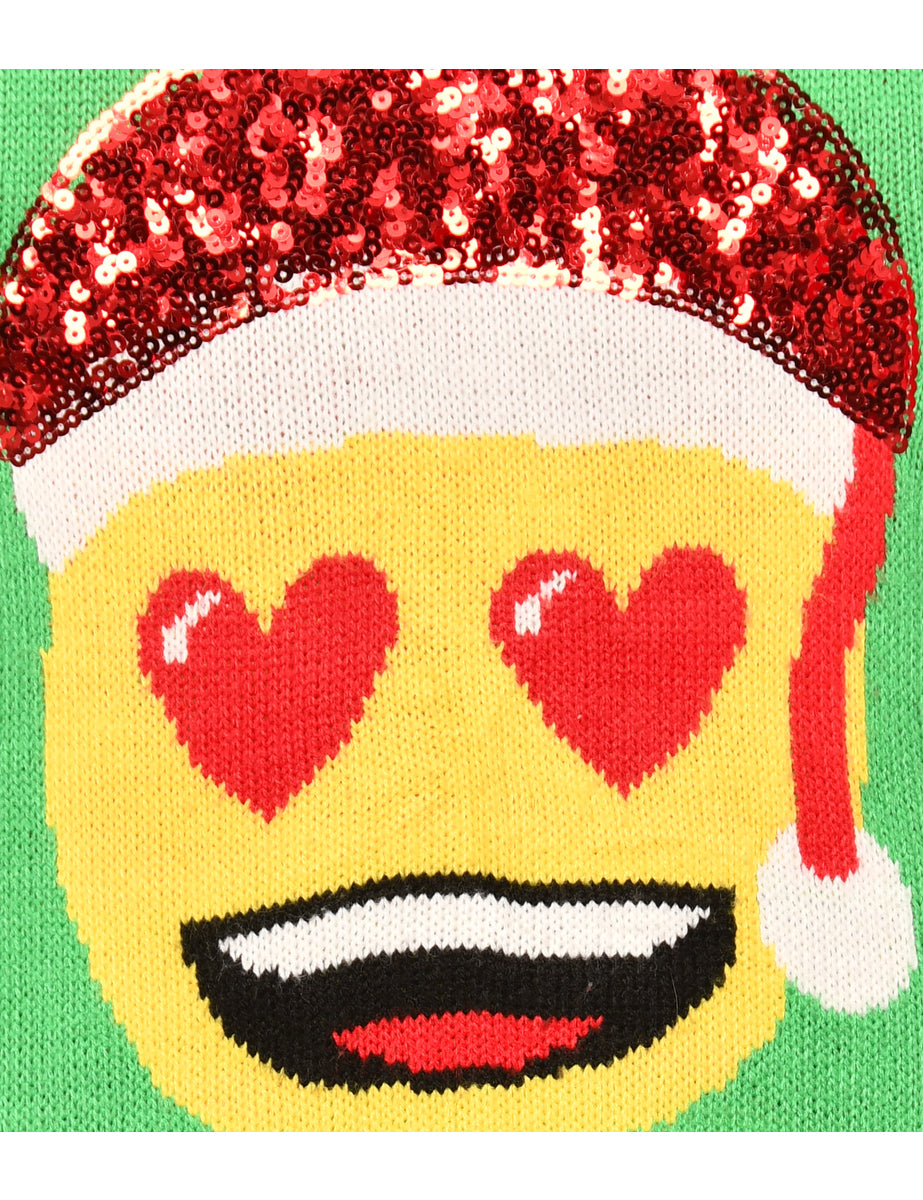 Light Green Christmas Jumper - S