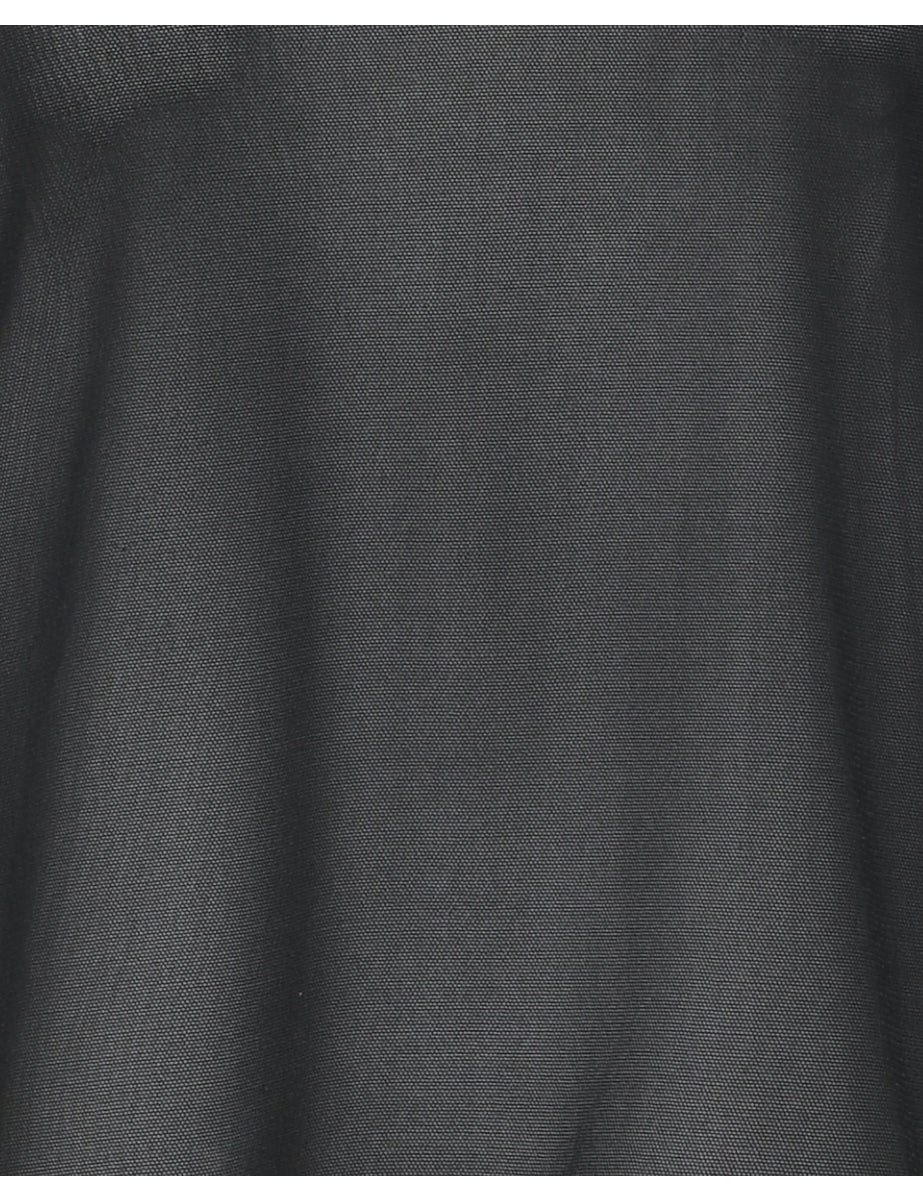 Sheer Effect Evening Top - S