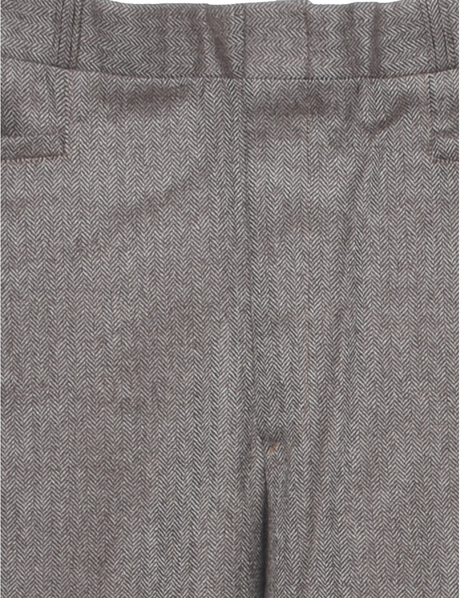 Herringbone Tweed Trousers - W35 L31
