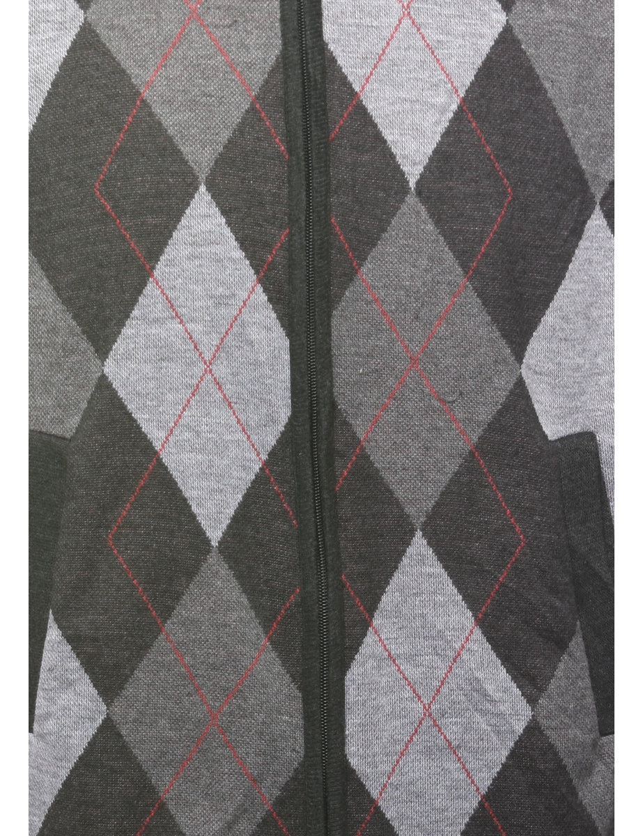Argyle Cardigan - M
