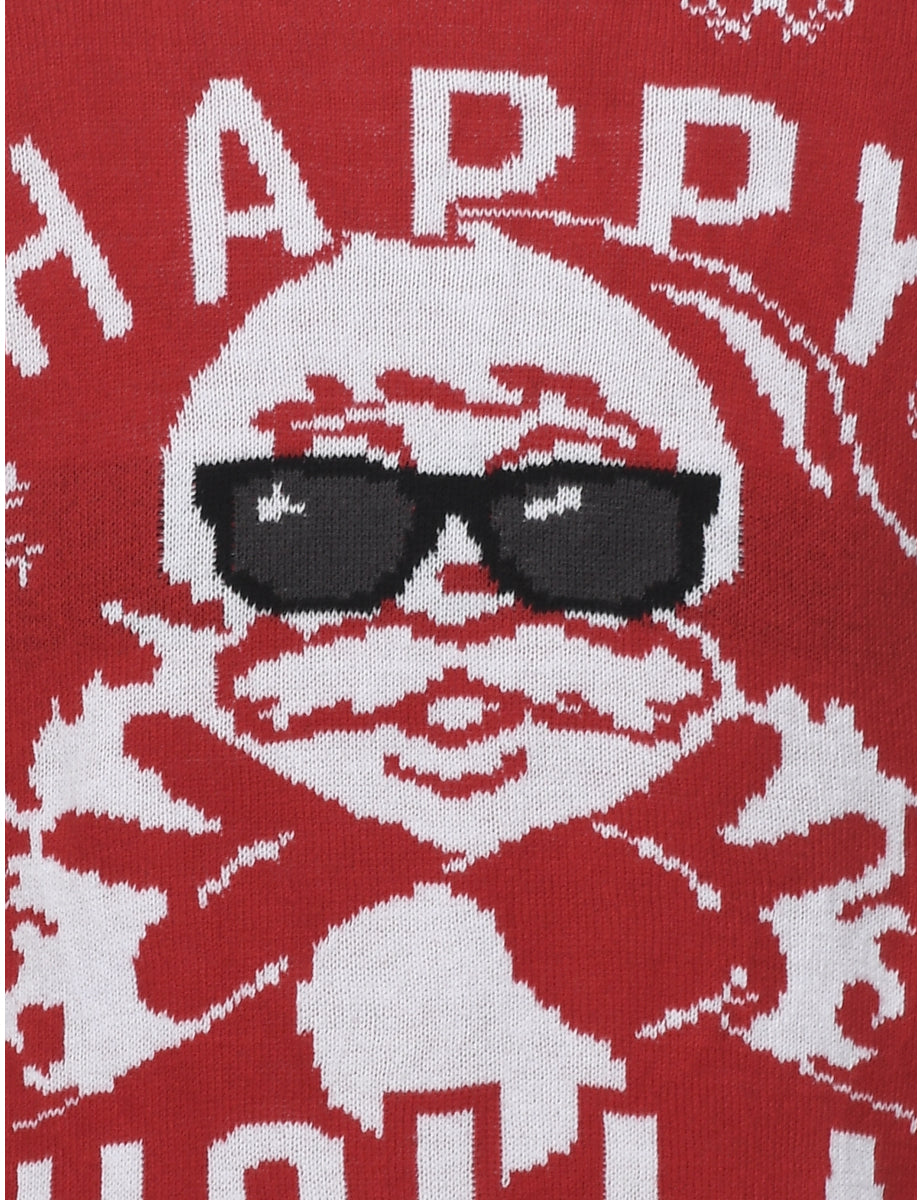 Santa Claus Christmas Jumper - M