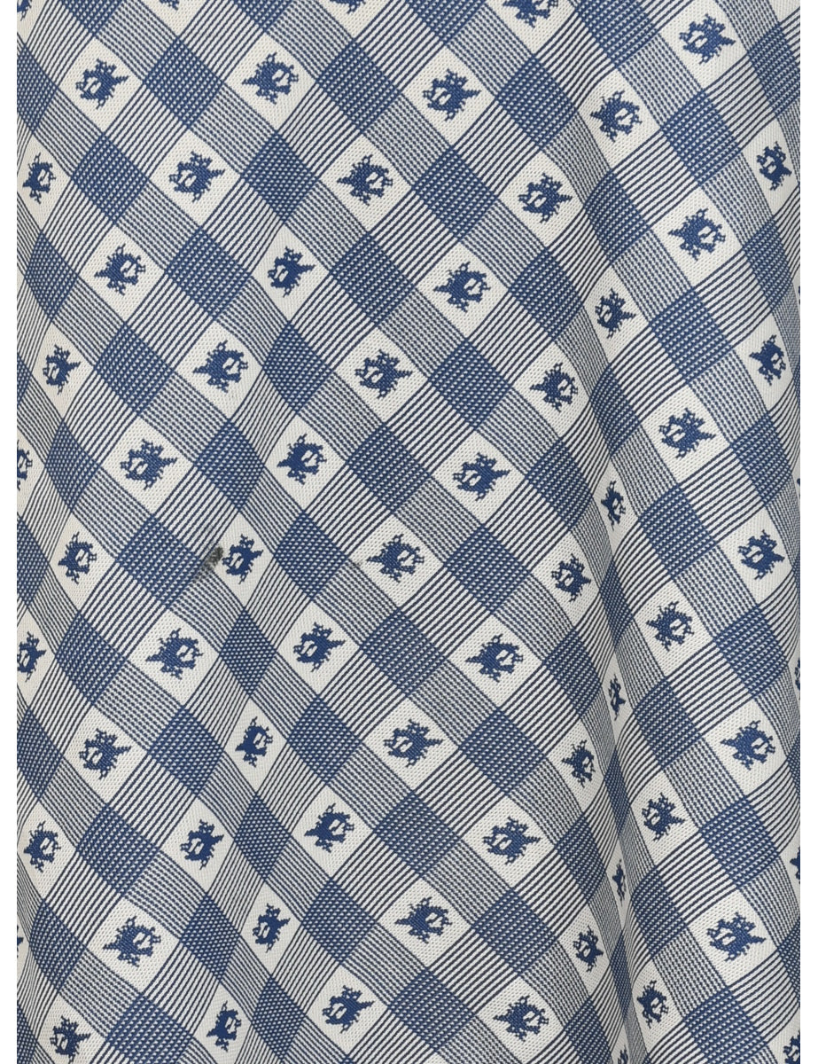 Checked Midi Skirt - S