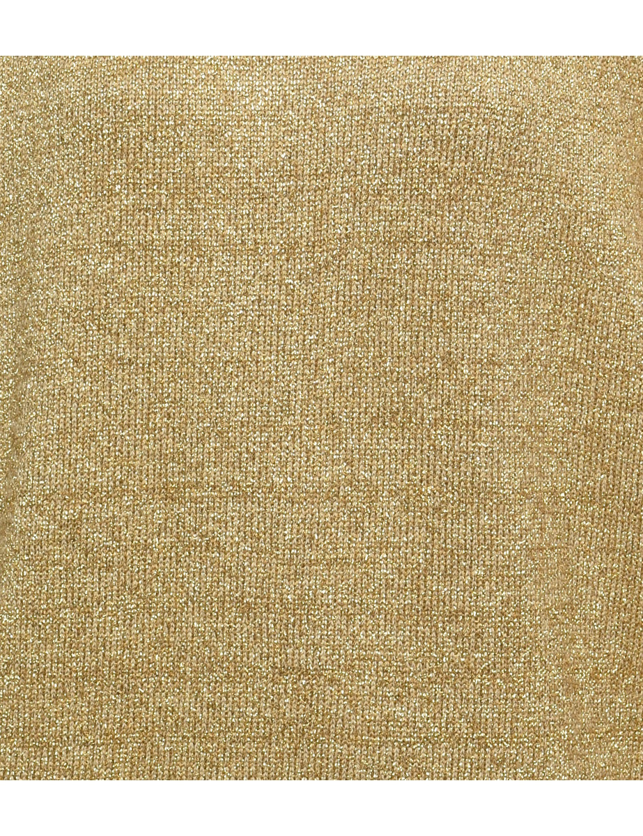 Lurex Thread Pattern Jumper - S